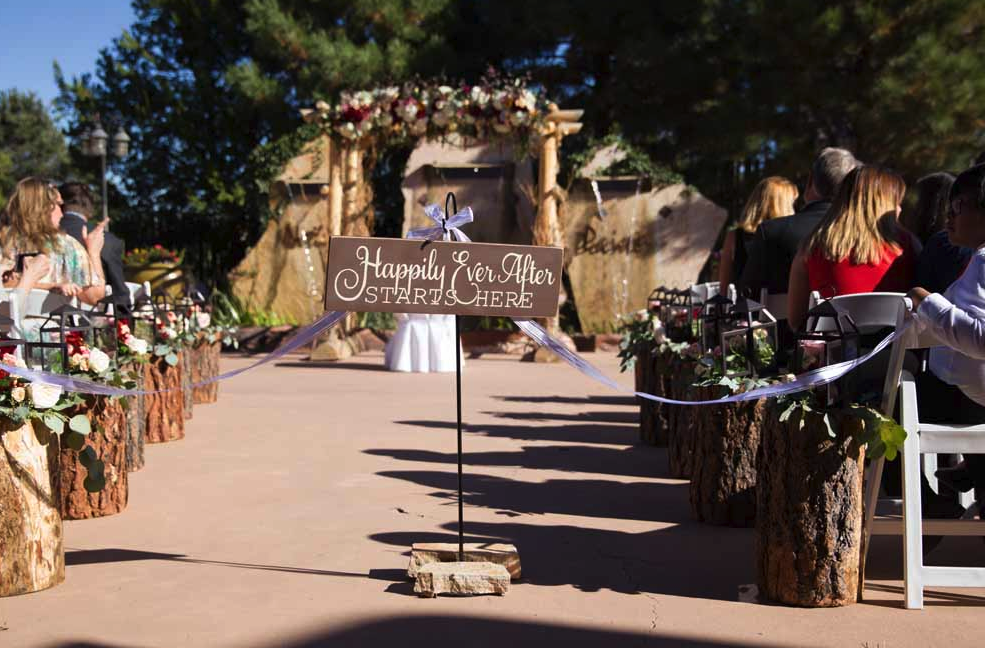 Outdoor Wedding Ceremony decor