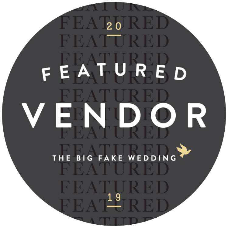 Big Fake Wedding Featured vendor badge